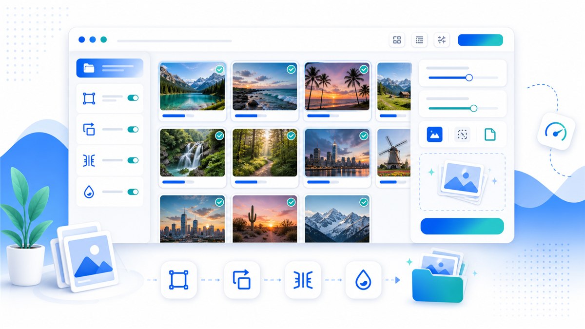 Batch Image Toolkit for Web-Ready Assets